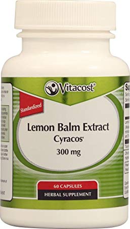 Vitacost Lemon Balm Extract Cyracos -- 300 mg - 60 Capsules