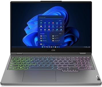 Lenovo Legion 5 15ARH7H Gaming Laptop, 15.6" WQHD Display, AMD Ryzen 7 6800H, 16GB RAM 512GB Storage, NVIDIA GeForce RTX 3060, Wi-Fi 6E, Windows11, Storm Grey, NoCo Bundle