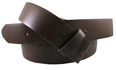Belt for Buckles 100% Top Grain One Piece Leather,up to Size 62, 1-1/2" Wide, Made in USA