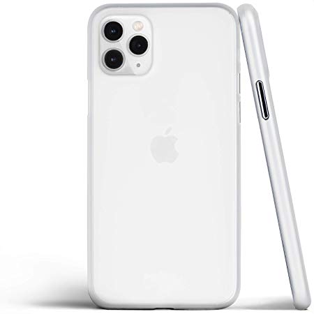 totallee Thin iPhone 11 Pro Case, Thinnest Cover Ultra Slim Minimal - for Apple iPhone 11 Pro (2019) (Frosted Clear) (Renewed)