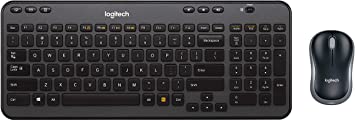 Logitech Wireless Combo MK360 – Includes Keyboard with 12 Programmable Keys and Wireless Mouse, Compact Package Perfect for Travel, 3-Year Battery Life