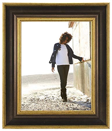 Malden International Designs Fashion Woods Bronze & Gold Picture Frame, 8x10, Bronze