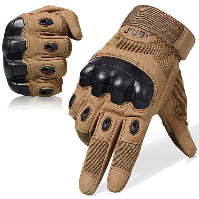 WTACTFUL Touch Screen Military Rubber Hard Knuckle Tactical Gloves Full Finger and Half Finger Cycling Motorcycle Gloves