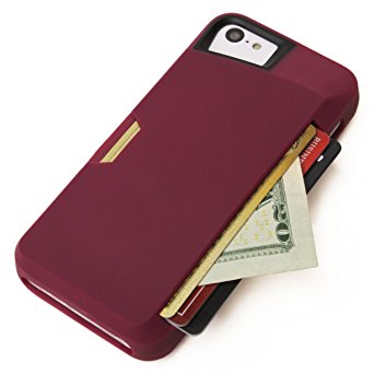 iPhone 5c Wallet Case - Slite Card Case for iPhone 5c by CM4 - Purple Orchid - [Ultra Slim Protective iPhone Wallet]