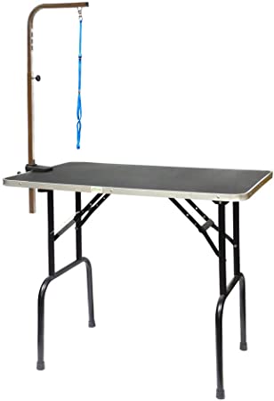 Go Pet Club GT-104 48-Inch Pet Dog Grooming Table with Arm