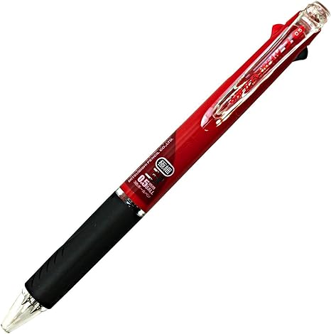 Ballpoint Pen Jetstream 3 Color Black, Red, Blue Ink 0.5mm, Red (SXE340005.15)