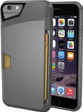 iPhone 66s Wallet Case - Vault Slim Wallet for iPhone 66s 47 by Silk - Ultra Slim Protective Phone Cover Gunmetal Gray