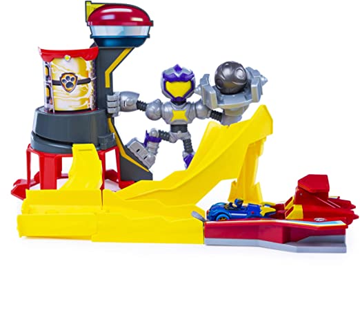 Paw Patrol, True Metal Mighty Meteor Die-Cast Track Set with Exclusive Chase Vehicle, 1:55 Scale