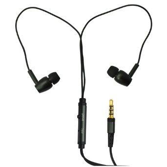 RND Noise Reducing In-Ear Earbuds / Headphones with built-in microphone  for iPhone, Samsung, Windows, Motorola-Retail Packaging-Black