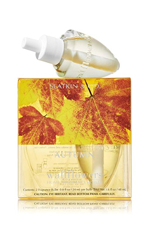 Bath and Body Works Slatkin & Co. Autumn Wallflower Refills 2 Bulbs