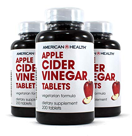 American Health Apple Cider Vinegar 3x 200 TAB