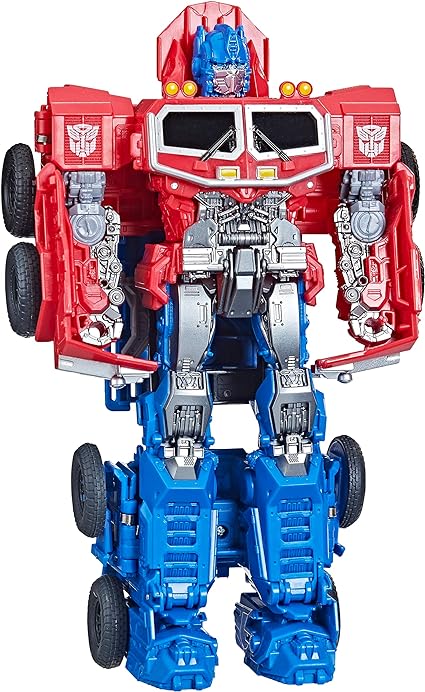 Transformers Toys Transformers: Rise of The Beasts Movie, Smash Changer Optimus Prime Converting Action Figure for Ages 6 and up, 9-inch