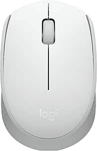 Logitech M171 Souris Sans Fil pour PC, Mac, Ordinateur portable, 2,4 GHz avec Mini-récepteur USB, Suivi Optique, Autonomie de Piles de 12 mois, Ambidextre - Blanc