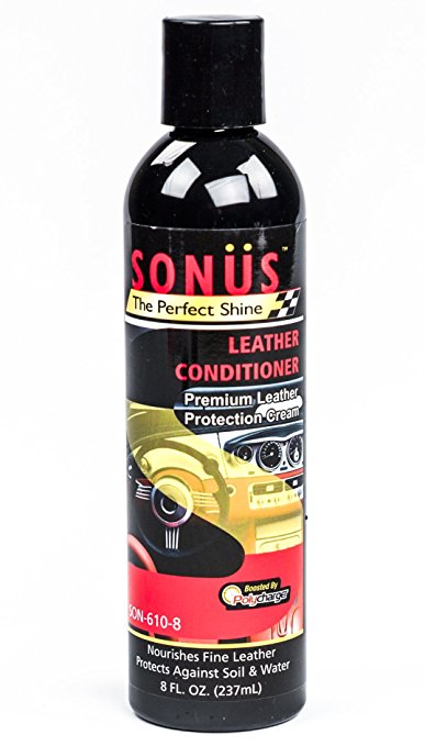 Sonus Premium Leather Soft & Supple Conditioner & Long Lasting Protection Gel for Auto, Truck, RV, 8 fl. oz.