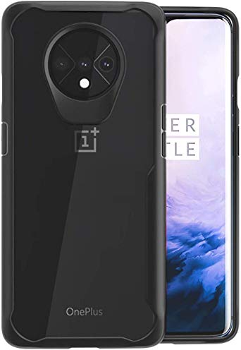 Orzero Full-Body Case Compatible for Oneplus 7T, Shock Absorbing Anti-Scratch Heavy Duty Full-Body Protection- Black