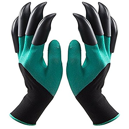 Garden Genie Gloves, Handed Garden Gloves with Fingertips Uniex Claws, 1 Pair