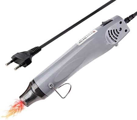 Heat Gun, 6.56FT Ultra-Long Cable Portable Hot Air Gun for DIY Crafts Embossing Shrink Wrapping PVC, [Upgrade 662℉] 300W Heat Shrink Gun with Overload Protection Heat Tool Drying Paint Rubber Stamp