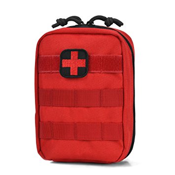 Reebow Tactical First Aid Bag Only Molle Medical EMT Pouch Military Utility Pouches Red