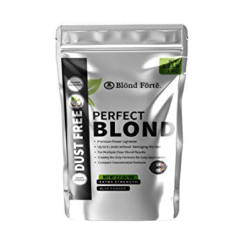 Perfect Blonde Extra Strength Professional Hair Toner Dye Lightener Bleach Powder 2.2 Pound / 33.5 Oz Bag - Made in Italy By Blonde Forte (White Lightening Powder)