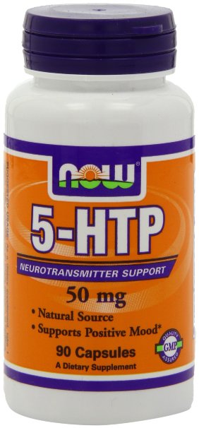 Now Foods 5-HTP 50mg, Capsules, 90-Count