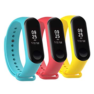 Tkasing mi Band 4 Strap,Band for Xiaomi 3/Xiaomi 4 Smartwatch Wristbands Replacement Accessories Straps Bracelets for Mi Band 4 Strap (Not for Mi1/2)