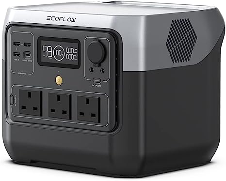 ECOFLOW Portable Power Station RIVER 2 Pro, 768Wh LiFeP04 Battery, 70 Min Fast Charging, 3X800W AC Outlets, Solar Generator for Outdoor Camping/RVs/Home Use