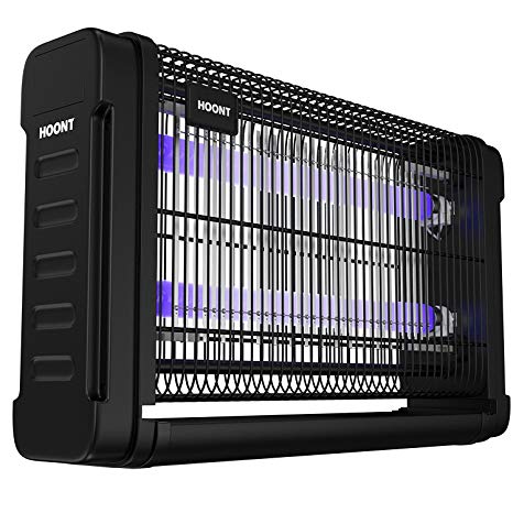 Bug Zapper by Hoont, Powerful Indoor Electric Fly Trap – 40 Watts, Covers 6,500 Sq. Ft. – Fly Killer, Insect Killer, Mosquito Killer – For Residential, Commercial and Industrial Use [UPGRADED]