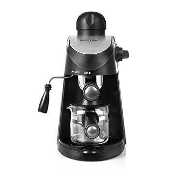 [ETL Listed] BESTEK Espresso Machine, 3.5Bar Espresso Coffee Maker and Cappuccino Machine with Milk Frother, Espresso Maker with Steamer, Black