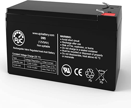 ONEAC SE081XJT 12V 9Ah UPS Battery - This is an AJC Brand Replacement
