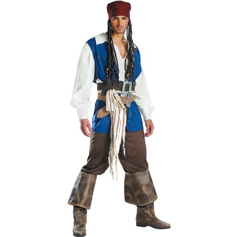 Disguise Men's Disney Pirates Classic Costume