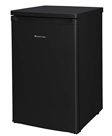 Russell Hobbs RHUCLF55B Black 55cm Wide Under Counter Freestanding Larder Fridge, Free 2 Year Guarantee