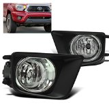 ZMAUTOPARTS 15 Toyota Tacoma Bumper Driving Fog Lights WChrome Trim CoverHarnessSwitch