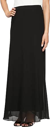 Alex Evenings Women's Long Maxi Skirt (Regular and Petite)