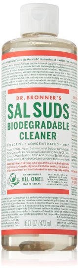 Dr. Bronner's Magic Soaps Fair Trade and Organic Sal Suds Liquid Cleaner, 16 Fluid Ounce