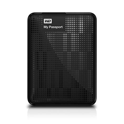 WD My Passport 500GB Portable External Hard Drive Storage USB 3.0 Black (WDBKXH5000ABK-NESN)