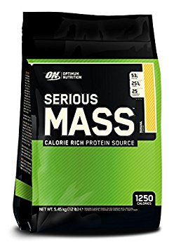 Optimum Nutrition (ON) Serious Mass - 12 lbs (Banana)