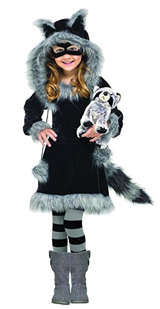Fun World Costumes Baby Girl's Sweet Raccoon Toddler Costume