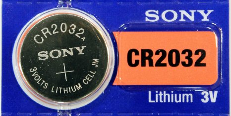 Strip of 5 Genuine Sony CR2032 3v Lithium 2032 Coin Batteries Freshly Packed by Sony