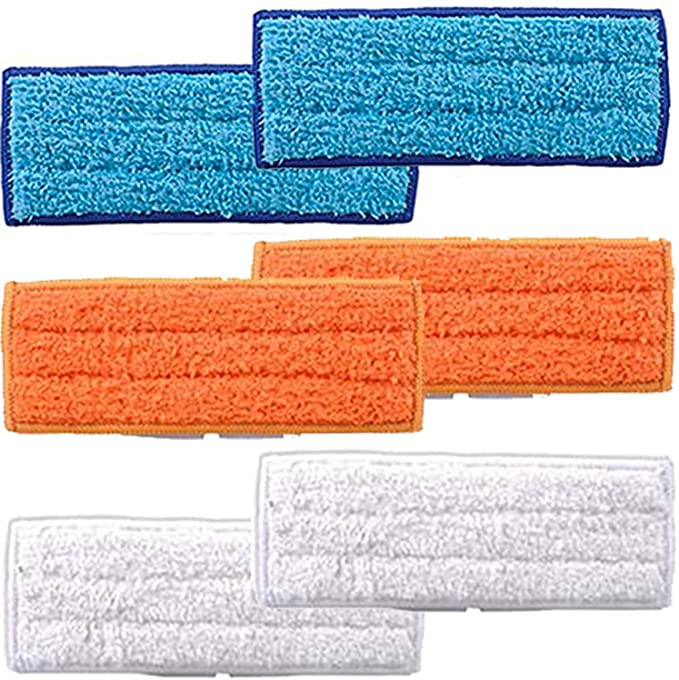 6 Pack Washable Wet mop Pads for iRobot Braava Jet 240 241