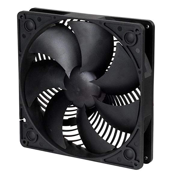SilverStone SST-AP181 - Air Penetrator Computer Case Cooling Fan 180mm, High Airflow, black