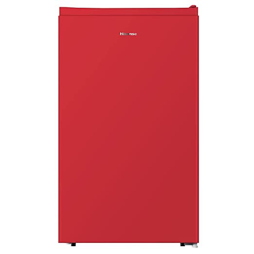 Hisense 94 L 2 Star Direct-Cool Single Door Mini Refrigerator (RR94D4SRN, Red, 2022 Model)