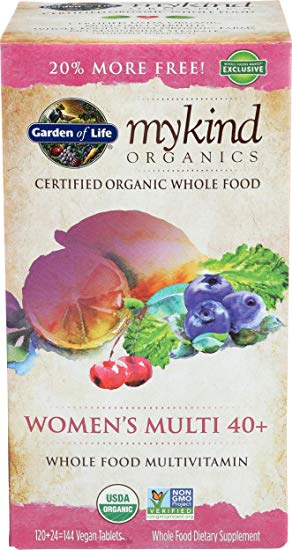 Garden Of Life, Mykind S Womens 40 Multi Organic, 144 Tablets