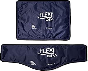 FlexiKold Standard and Neck Gel Ice Cold Packs - Sizes: Large and Neck