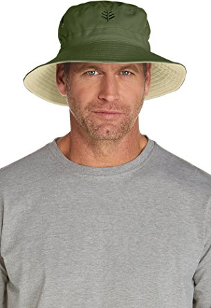 Coolibar UPF 50  Men’s Reversible Bucket Hat - Sun Protective