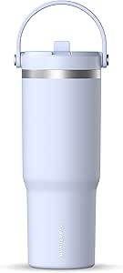 Hydrapeak Nomad 32 oz Stainless Steel Thermos Tumbler with Straw Lid, Leakproof, Double Insulated, Iceberg