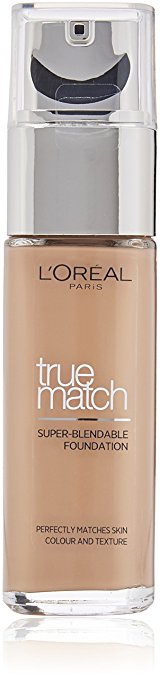 L'Oreal Paris True Match Foundation, 1.N Ivory, 30 ml