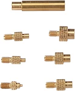 Heat Set Insert Tips for Sizes M2 M2.5 M3 M4 M5 M6 1/4 Inch M8, Universal 936 Soldering Iron Head Heat Set Insert Tip for 3D Printer Parts