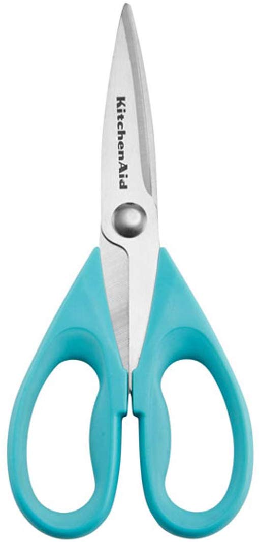 KitchenAid KC351OHAQA Shears with Soft Grip Handles, One Size, Aqua Sky