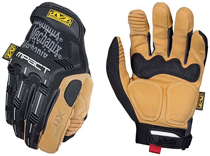 Mechanix Wear - Material4X M-Pact Gloves (Large, Brown/Black)