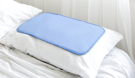 Penguin Cooling Pillow Mat 12.2 x 22 in. Largest on Amazon, Soft Gel, No Water or Leaks
